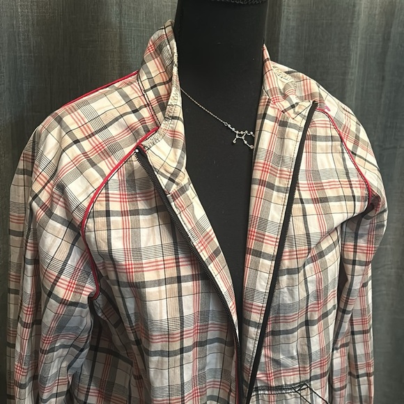 Red cream and Black Liz Claiborne Jacket - Picture 2 of 5